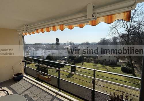 Blick vom Balkon