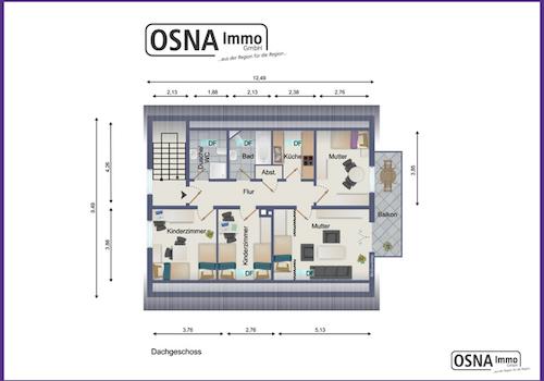 Grundriss Dachgeschoss