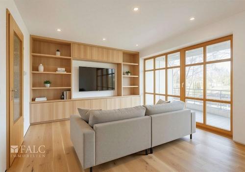 Wohnzimmer (virtuell möbliert)