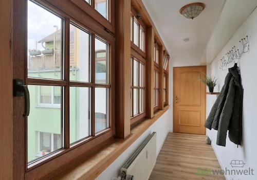 Wohnungsflur als Laubengang