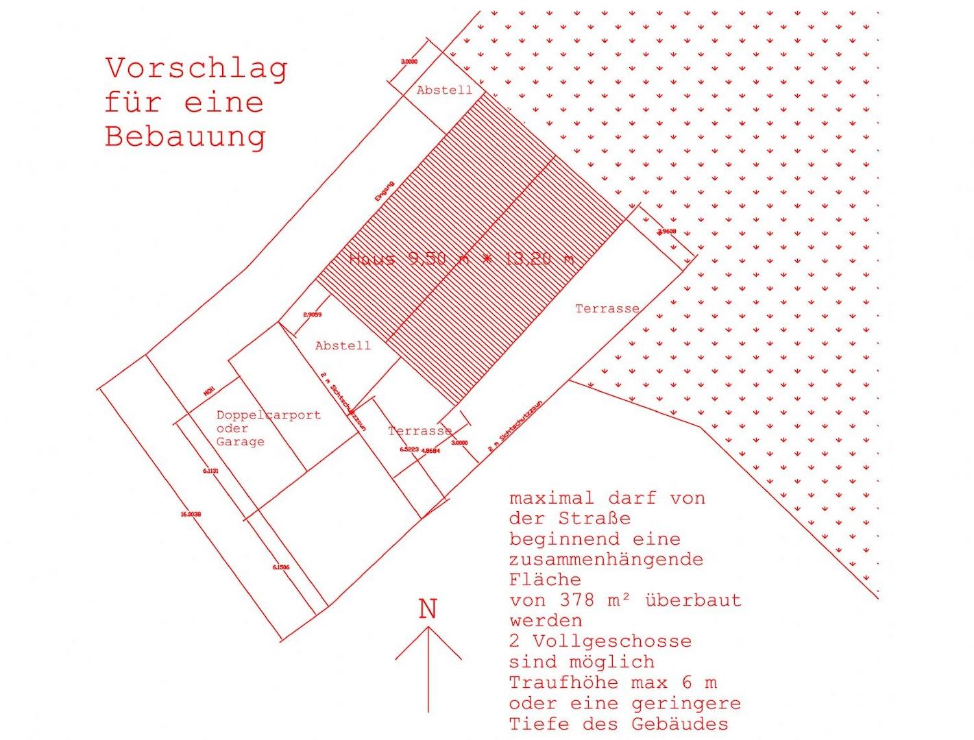 Bauvorschlag (rot) konkret