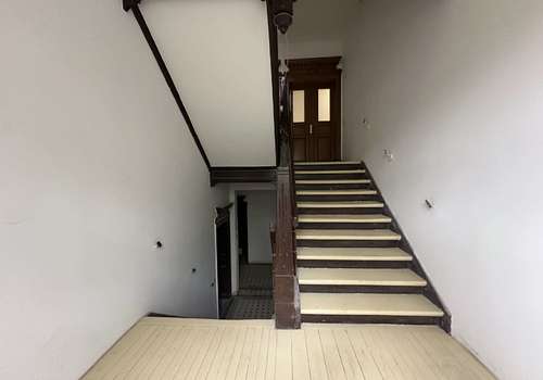 Treppenhaus vor Fertigstellung