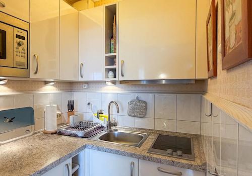 offene, kleine Küche