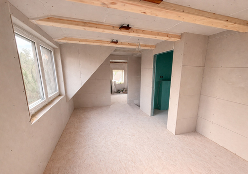 Flur mit Gaube  Dachgeschoss