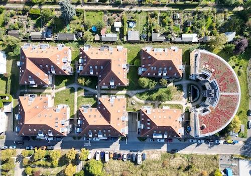 Luftbild Wohnanlage