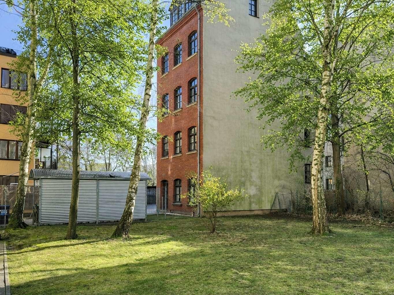 Begrünter Innenhof