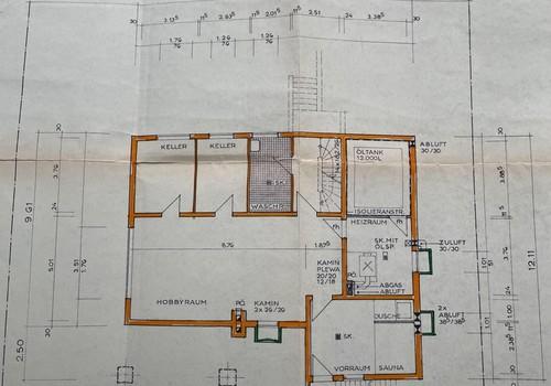 Grundriss Keller