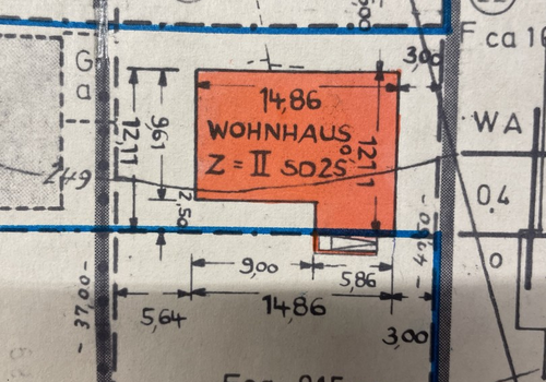 Übersicht Grundstück