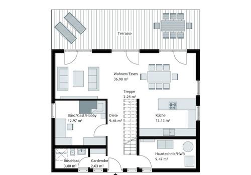 Grundriss Erdgeschoss