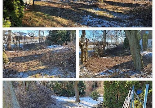 Bereich vorn Blick zur Straße