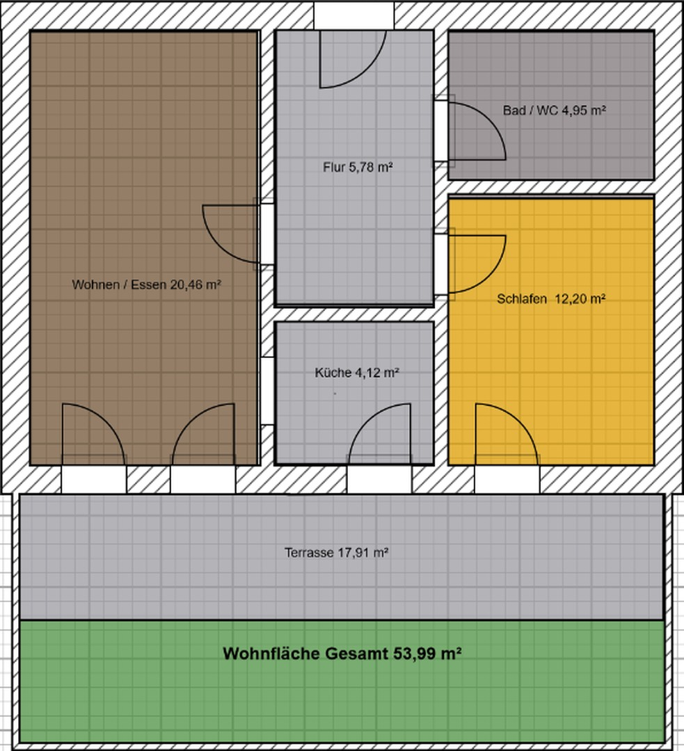 geänderter Grundriss