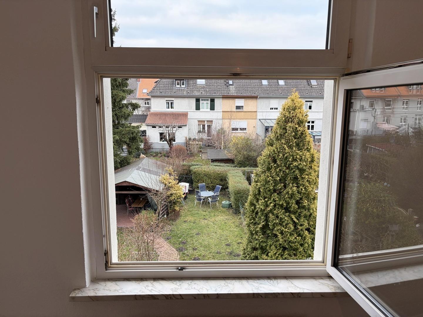 Schlafzimmer Ausblick