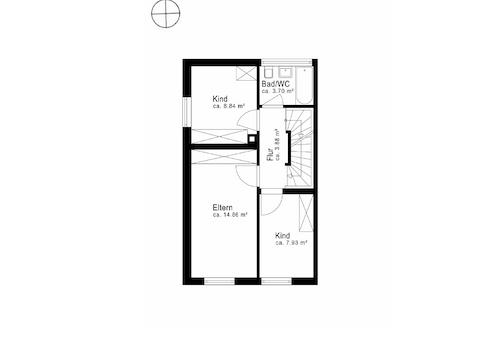 Grundriss Obergeschoss