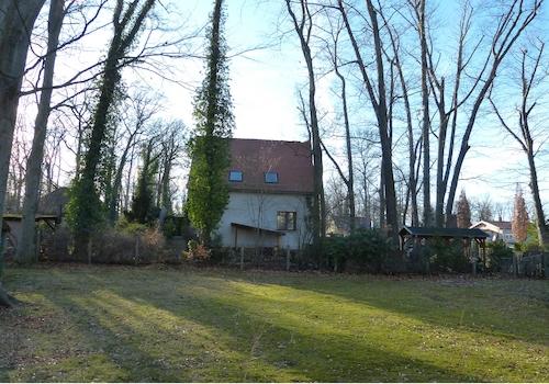 Blick über das westliche, unbebaute Teilgrundstück