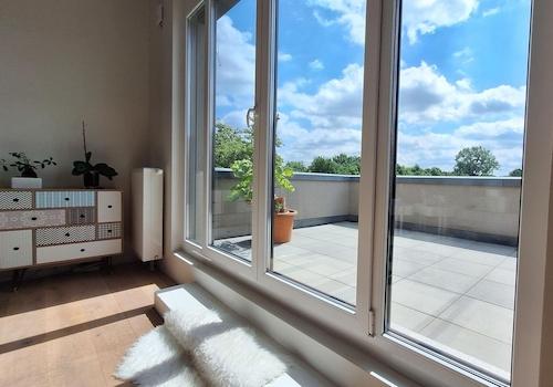 Atelier - Ausgang Dachterrasse