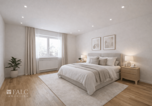 Schlafzimmer (virtuell eingerichtet)