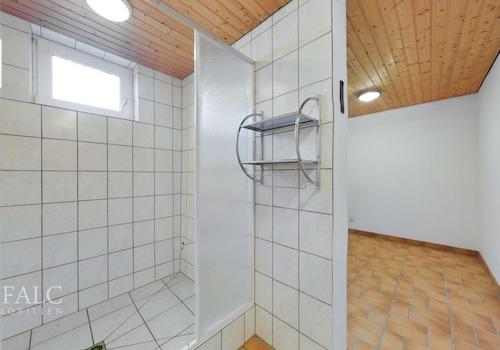 Dusche & ehemaliger Saunabereich