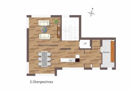 Stadthaus | Grundriss: 2.OG