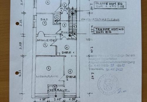 Bestehender Grundriss