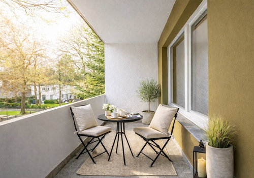 Sonniger Balkon (Visu)