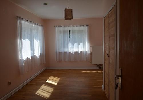 Schlafzimmer mit Eichenparkett