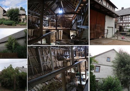 Scheune und rund ums Haus