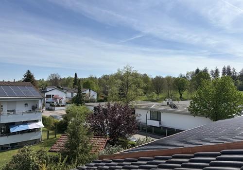 Blick aus Dachfenster 