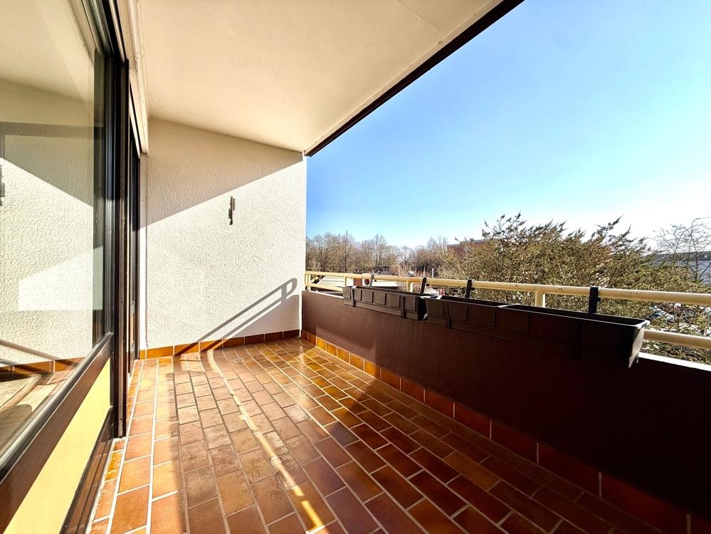 Der Balkon in Südlage