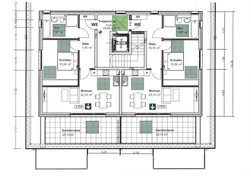 Burscheid-Penthouse mit Dachterrasse