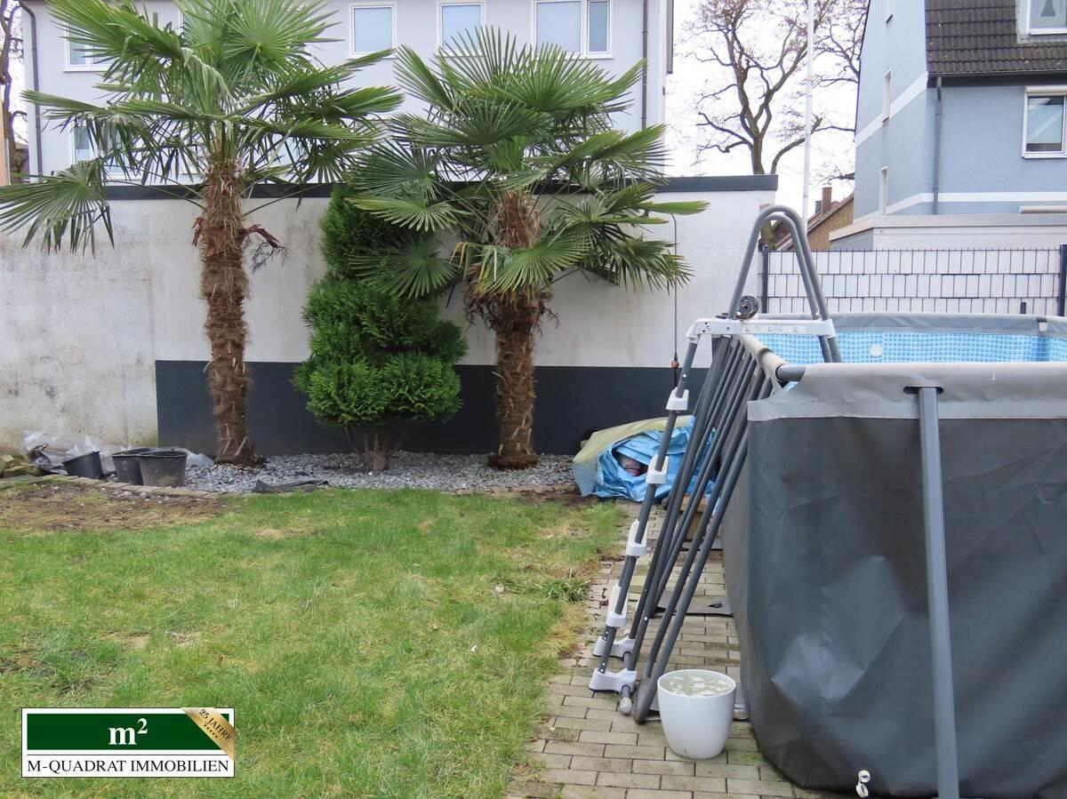 nicht einsehbarer Garten