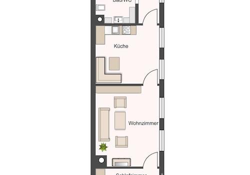 Grundriss Hofgebäude