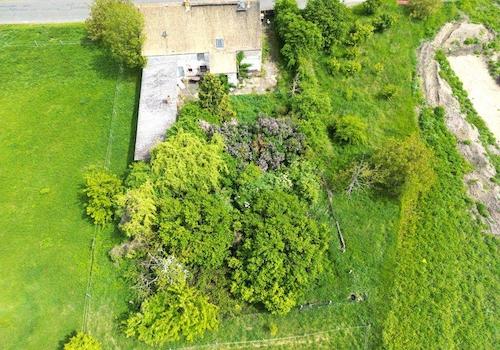 Baugrundstück von oben