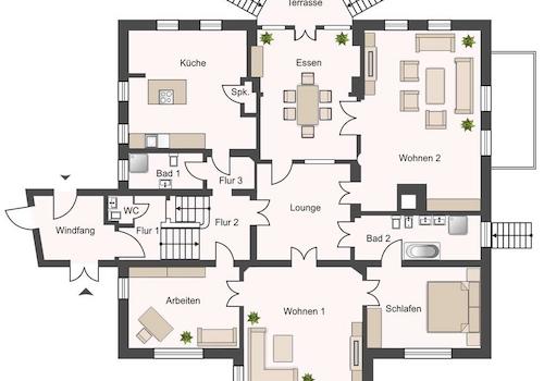 Grundriss Erdgeschoss