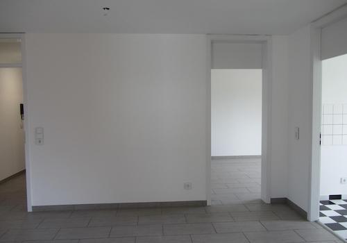 während der Renovierung