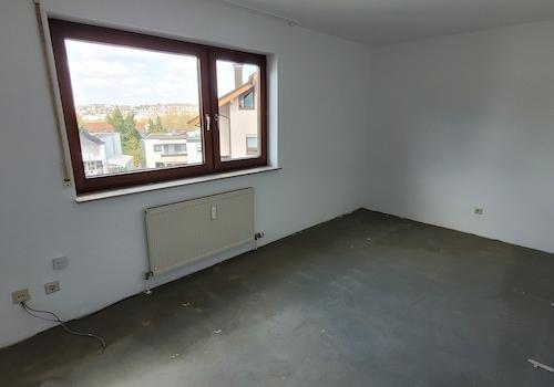 Drittes Zimmer ohne Bodenbelag