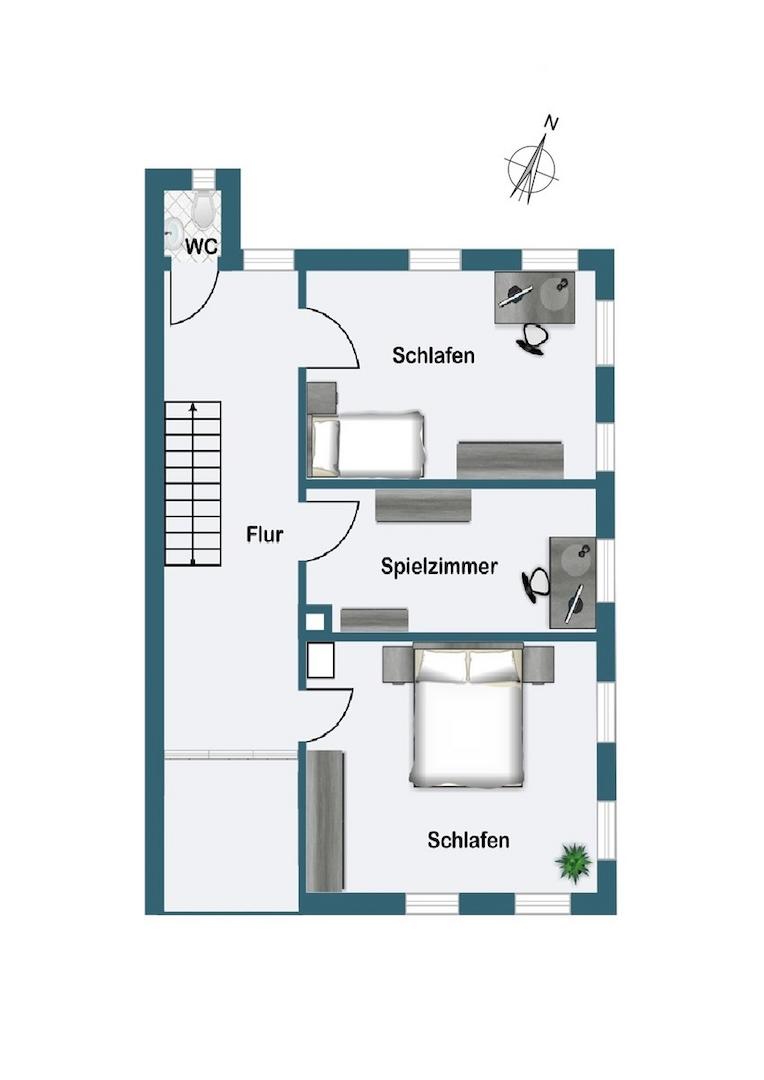 Wohnung im Haupthaus