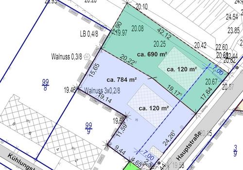 Skizze Grundfläche Bebauung