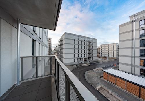 Balkon Blick Richtung Westen (zur Dahme)