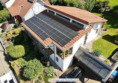 PV-Anlage und Solarthermie