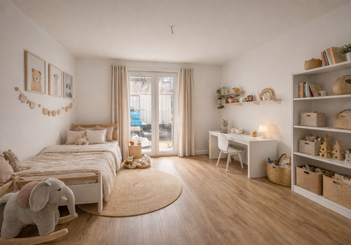 Kinderzimmer - Visualisierung