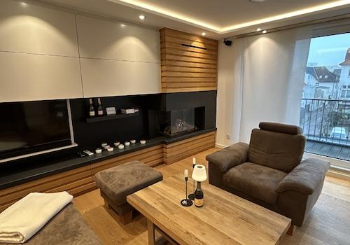 Penthouse - Wohn- und Essbereich