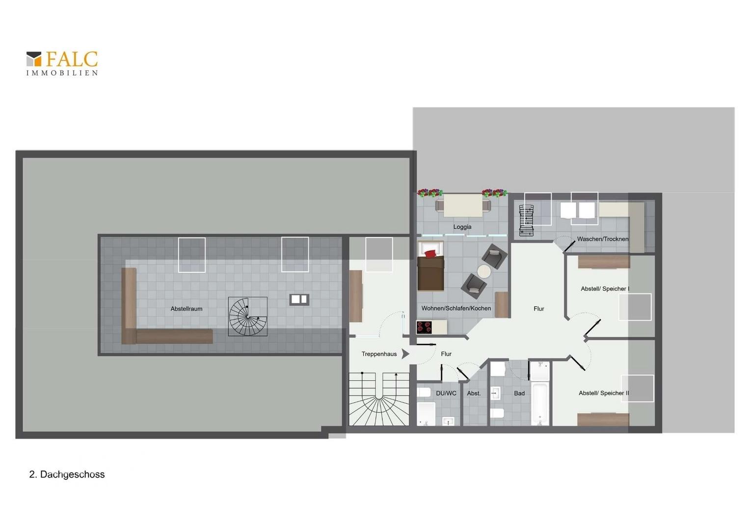 Grundriss Wohnhaus Dachgeschoss