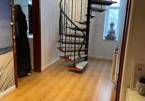 Gartenebene Treppe zu EG