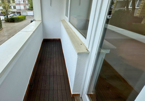 Ost-Balkon bei Schlafzimmer