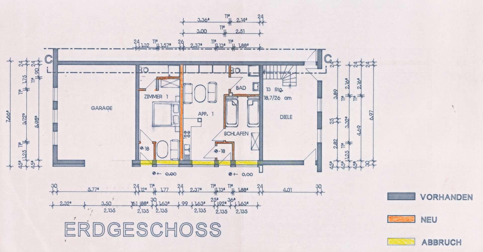 Grundriss EG Ferienwhg.-1