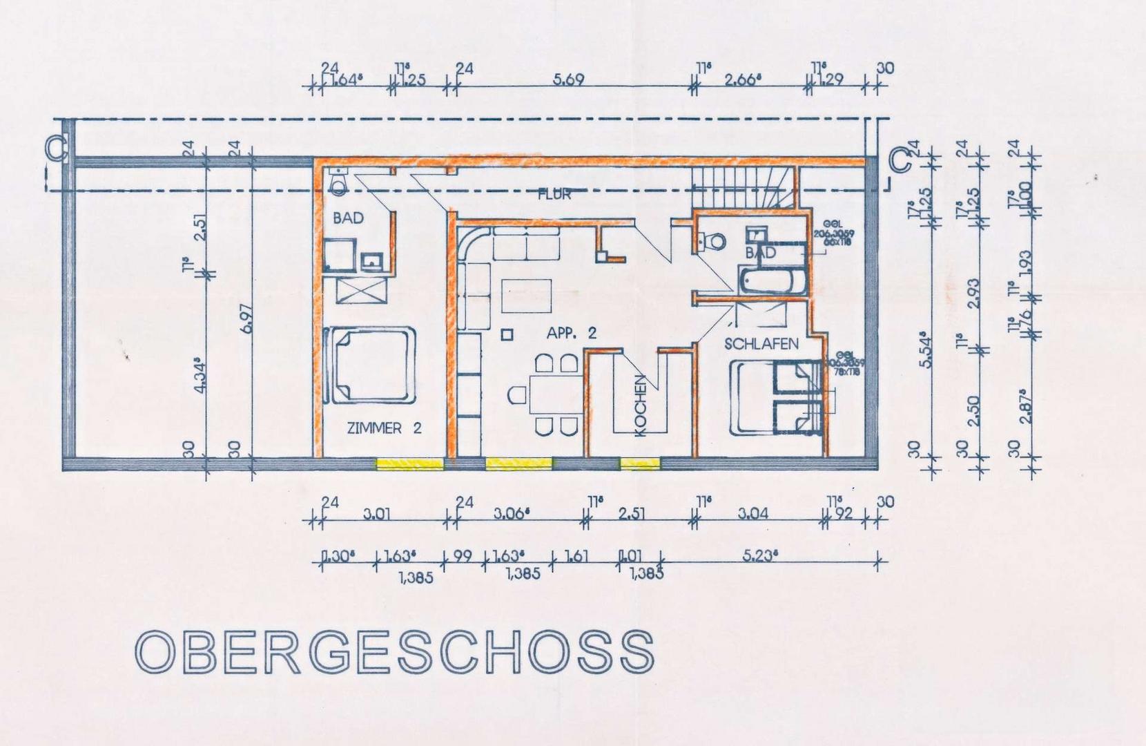 Grundriss OG Ferienwhg.-1