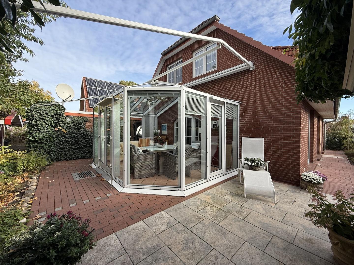 Rückwärtige Hausansicht