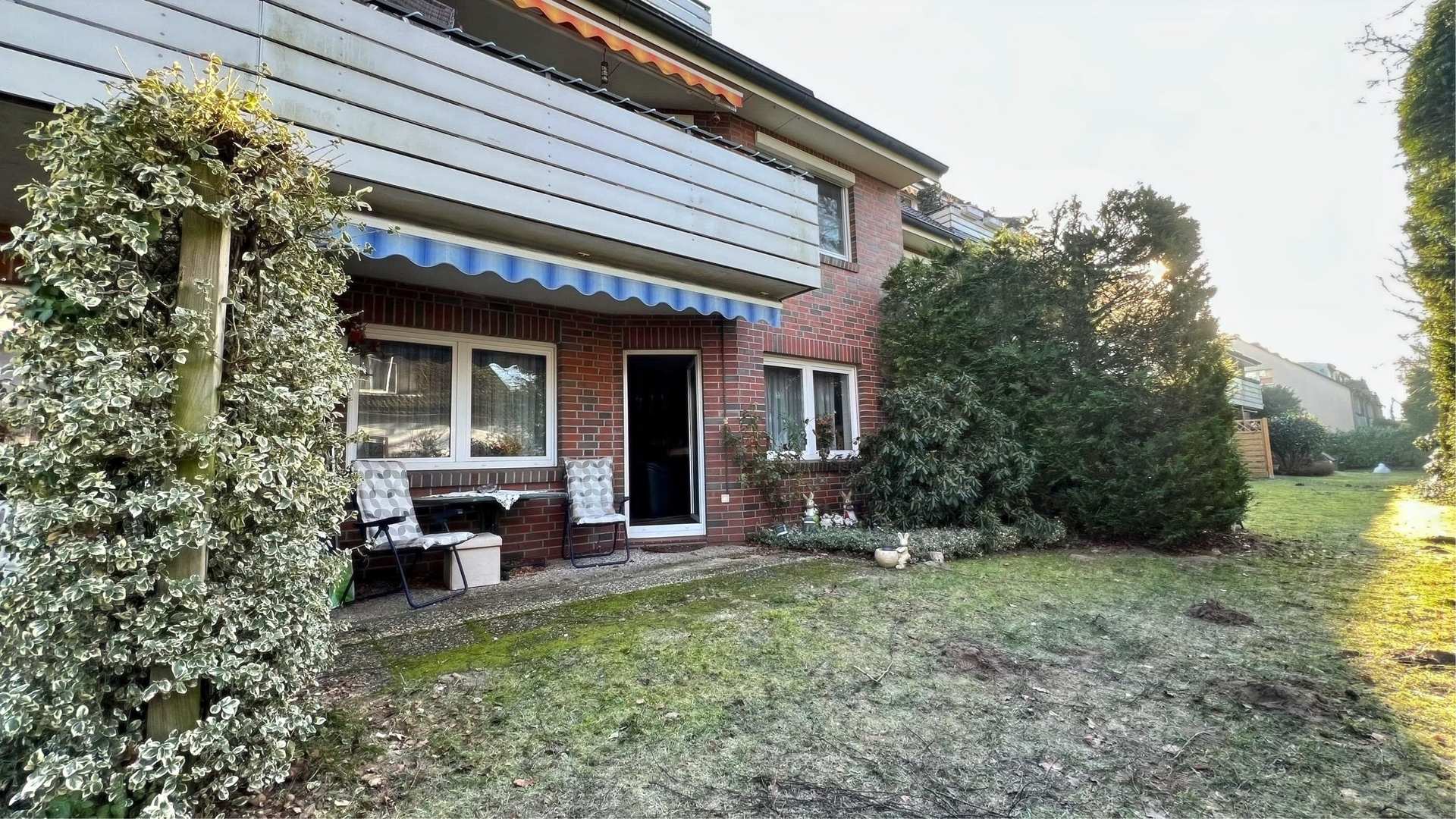 Blick auf die Terrasse