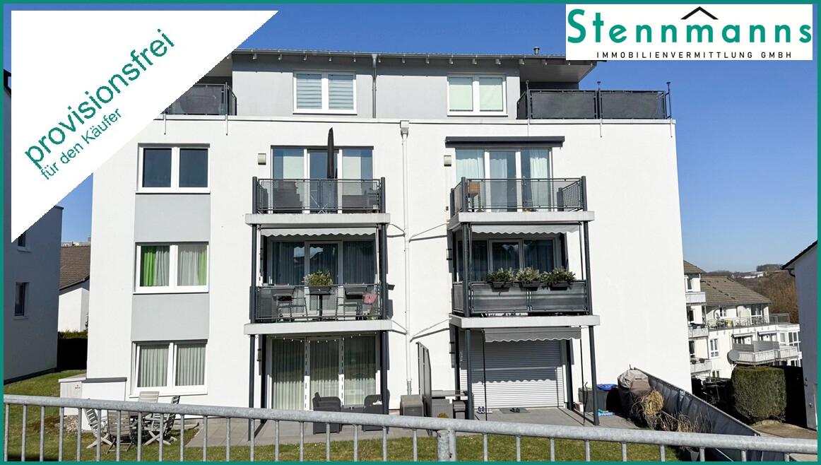 Hausansicht Rückseite mit Banner