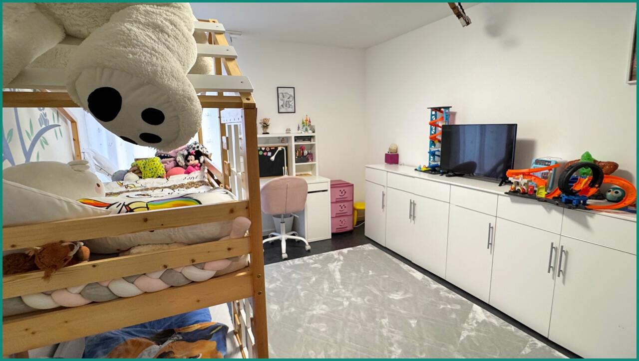 Das Elternschlafzimmer wird heute...